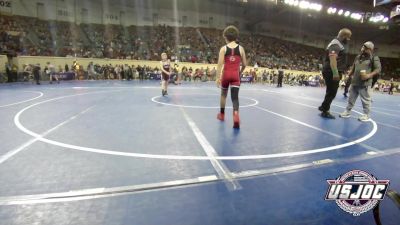 90 lbs Round Of 32 - Xander Haught, Plainview Youth Wrestling Club vs Carson Jardot, Perry Wrestling Academy