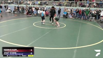 120 lbs X Bracket - McKinley Klein, Marathon Wrestling Club vs Wyatt St.Onge, Soldotna Whalers Wrestling Club