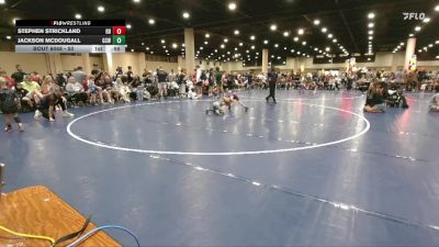 50 lbs Cons. Round 3 - Jackson McDougall, Gulf Coast Wrestling vs Stephen Strickland, Backyard Brawlers