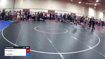 74 kg Round Of 64 - Warren Koslow, John Marshall Fundamental High School Wrestling vs Tate Nichter, Pennsylvania RTC