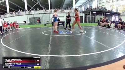 170 lbs Round 1 (8 Team) - Riley Samarripa, Oklahoma vs Elizabeth Yelle, Texas Blue