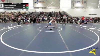 93 lbs Champ. Round 2 - Drew Poust, Washingtonville Wizards Wrestling vs Seth Thompson, Quaker Wrestling Club