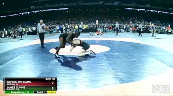 D1-157 lbs Quarterfinal - Jay`Den Williams, Roseville HS vs James Dunne, Northville HS