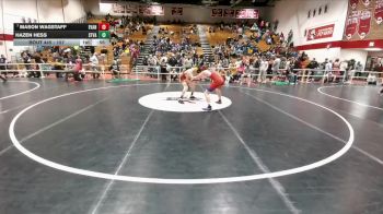 157 lbs Cons. Round 4 - Hazen Hess, Star Valley vs Mason Wagstaff, Evanston