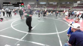 49 lbs Rr Rnd 1 - McCoy Morgan, Dove Creek WC vs Joseph Daugherty, Pueblo County WC