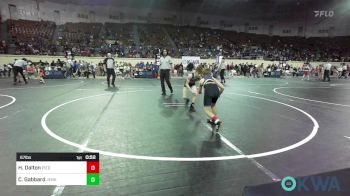 67 lbs Round Of 16 - Halus Dalton, Piedmont vs Chase Gabbard, Jenks Trojan Wrestling Club