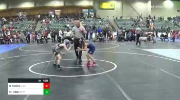 57 lbs Consi Of 8 #1 - Matthew Razo, Damonte vs Dexter Hobbs, Junior Comet Wrestling