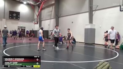 95 lbs Semifinal - Harley Earp, Chelsea Swarm Wrestling vs Vaughn T Goggans, Fort Payne Youth Wrestling