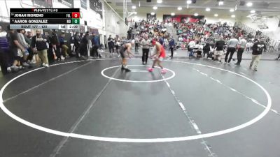 120 lbs Champ. Round 2 - Jonah Moreno, Fullerton vs Aaron GonZalez, Mater Dei