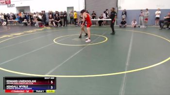 132 lbs Cons. Round 2 - Edward Uwekoolani, Anchor Kings Wrestling Club vs Kendall Wyble, Interior Grappling Academy