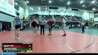 145 lbs Cons. Round 3 - Jeremiah Drake, Indy West Wrestling Club vs Leland Wise, Indiana