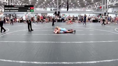 92 lbs Round 1 (8 Team) - Declan Crowley, Journeymen Uprising vs Navin Wagoner, Revival Aces