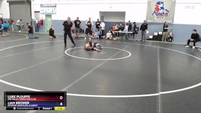 71 lbs Cons. Round 3 - Luke Plouffe, Mid Valley Wrestling Club vs Liam Brower, Interior Grappling Academy