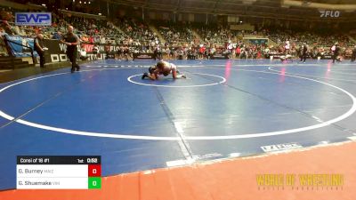 80 lbs Consi Of 16 #1 - Geo Burney, Maize Wrestling Club vs Gabriel Shuemake, Viking Wrestling Club