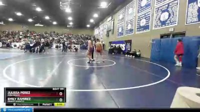 170 lbs Quarterfinal - Emily Ramirez, Ernest Righetti vs Julissa Perez, Mira Monte