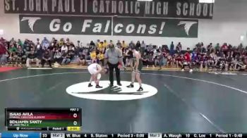 106 lbs Round 3 - Benjamin Santy, St. John Paul II vs Isaias Avila, Evangel Christian Academy