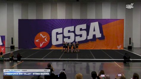 CheerForce Simi Valley - Strike Baddiez [2025 L1.1 Youth - PREP Day 1] 2025 GSSA Ontario Challenge