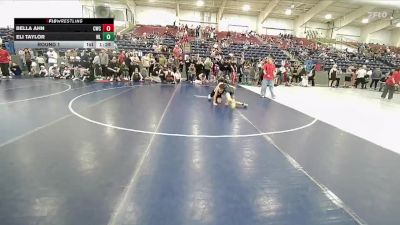 80 lbs Round 1 - Eli Taylor, Hook Em W.C vs Bella Ahn, Champions Wrestling Club
