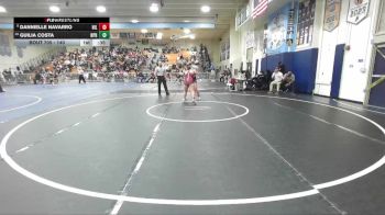 140 lbs Cons. Round 5 - Dannielle Navarro, Hillcrest vs Guilia Costa, Newport Harbor