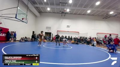 83 lbs 1st Place Match - Malachi Simmons, Sheridan Wrestling Club vs Pierce Maki, Touch Of Gold Wrestling Club