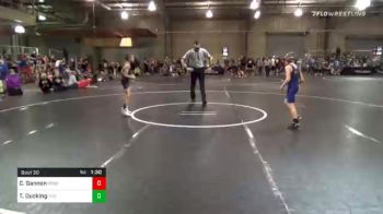 67 lbs Quarterfinal - Cruz Gannon, Sebolt vs Traevon Ducking, The Compound Indy