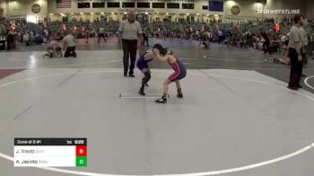 54 lbs Consi Of 8 #1 - Jace Trautz, Southern Oregon Strong vs Abel Jacinto, Spanish Springs Wrestling Club