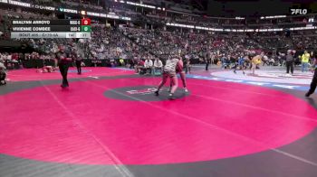 G170-4A 3rd Place Match - Bralynn Arroyo, Wiggins School District Girls vs Vivienne Combee, Canon City Girls