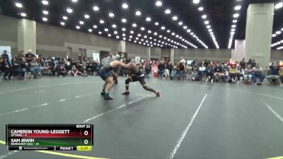 184 lbs 2nd Wrestleback (16 Team) - Cameron Young-Leggett, Ottawa vs Sam Irwin, Reinhardt (GA)