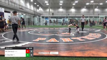 46 lbs Consolation - Matthew Cerros Jr, Elite Athletic Club Stars vs Chase Courter, Michigan