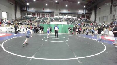 61 lbs Consi Of 8 #2 - Cohen Hurst, Slate Wrestling Academy vs Finley Blevins, Dendy Trained Wrestling