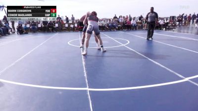 197 lbs Rr Rnd 1 - Marin Cosgrove, Penn vs Conor Maslanek, Campbell