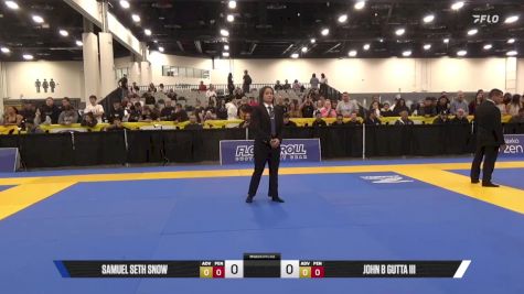 John B Gutta III vs Samuel Seth Snow 2025 World IBJJF Jiu-Jitsu No-Gi Championship