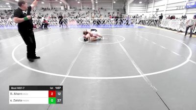 220 lbs Round Of 32 - Ryan Ahern, Michigan Grapplers Blue vs Stosh Zalota, Mat Assassins