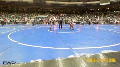 95 lbs Consolation - Londyn Bellamy, Fox Valley Wrestling Club vs Adison Schlotfeld, Nebraska Wrestling Academy
