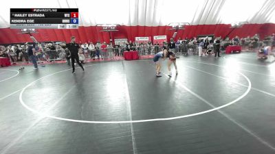 100 lbs Semis - Hailey Estrada, Wichita Training Center vs Kendra Ege, New Wave Wrestling Club