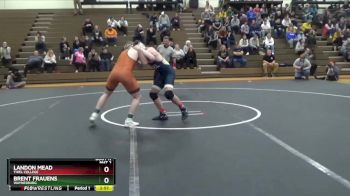 157 lbs Quarterfinal - Landon Mead, Thiel College vs Brent Frauens, Waynesburg