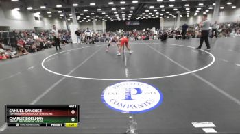 106 lbs Quarterfinal - Samuel Sanchez, Esperanza High School Wrestling vs Charlie Boelman, Sebolt Wrestling Academy