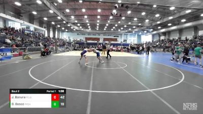 126 lbs Round 2 (3 Team) - John Bonura, Port Jefferson vs Brendan Bosco, Pearl River Sr HS