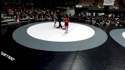 115 lbs Jaevani Persaud, MDWA - Mount Diablo Wrestling Association vs Isabella Woldemar, CMWA - Coastal Mountain Wrestling Association