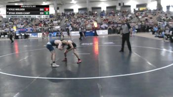 A 126 lbs Quarterfinal - Ryan Jones-Camp, Samuel Everett School Of Innovation vs Kyle Nielsen, Spring Hill High School