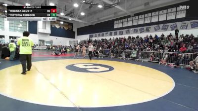 110 lbs Quarterfinal - Melissa Acosta, West Covina vs Victoria Ashlock, Edison