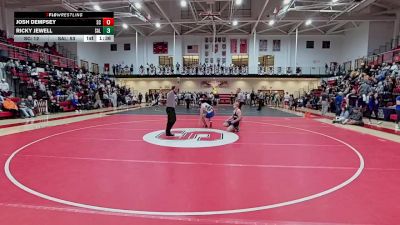 150 lbs Finals (8 Team) - Ricky Jewell, Salesianum vs Josh Dempsey, Sussex Central H S