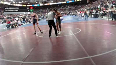 5A 138 lbs Cons. Round 1 - Logan Gonzales, Bishop Kelly vs Landon Conover, Pocatello