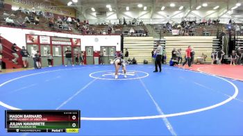 85-92 lbs Round 1 - Julian Navarrete, Maurer Coughlin WA vs Mason Barnard, Rhyno Academy Of Wrestling