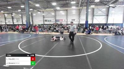 77 lbs Rr Rnd 2 - Louie Hauder, Spanish Springs WC vs James Bowers, Redwood WC