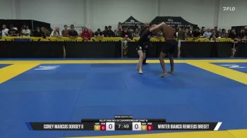 Winter Bianco Remeeus Breget vs Corey Marcus Dorsey II 2026 Pan IBJJF Jiu-Jitsu No-Gi Championship
