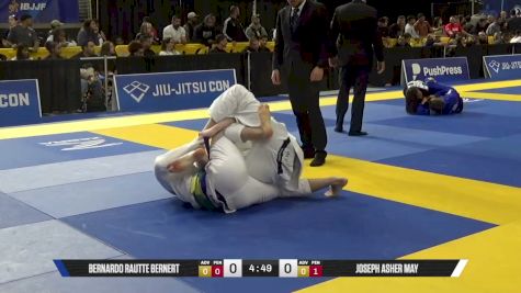 Joseph Asher May vs Bernardo Rautte Bernert 2026 Pan Jiu Jitsu IBJJF Championship