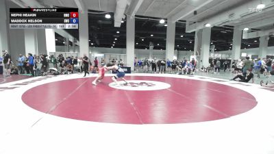U20 Freestyle FS - 74 lbs Cons. Round 1 - Nephi Heakin, Harrisburg Mat Club vs Maddox Nelson, SWIFT Wrestling Club