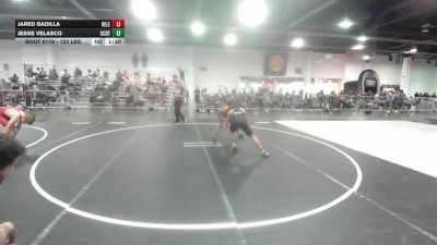 120 lbs Quarterfinal - Jared Badilla, Relentless vs Jesse Velasco, Ocrtc