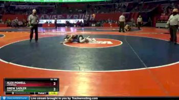 1A 106 lbs Cons. Semi - Drew Sadler, Anna (Jonesboro) vs Alex Powell, Litchfield